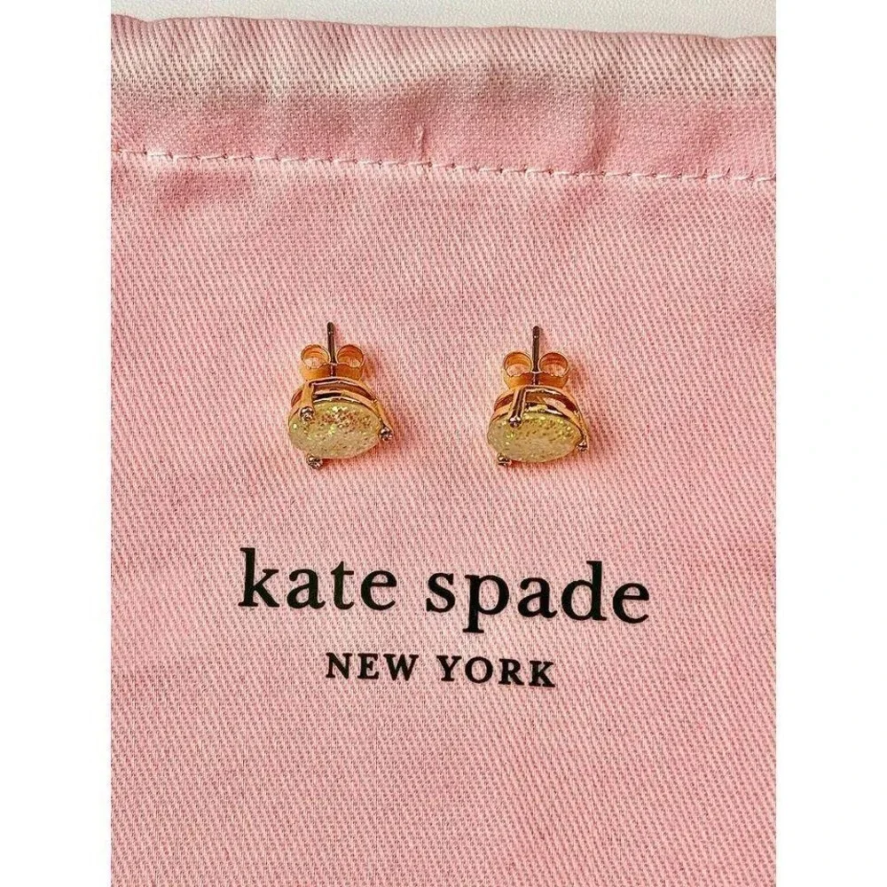 Elegant Kate Spade New‎ York Gold Glitter Stud Earrings - Classic & Timeless